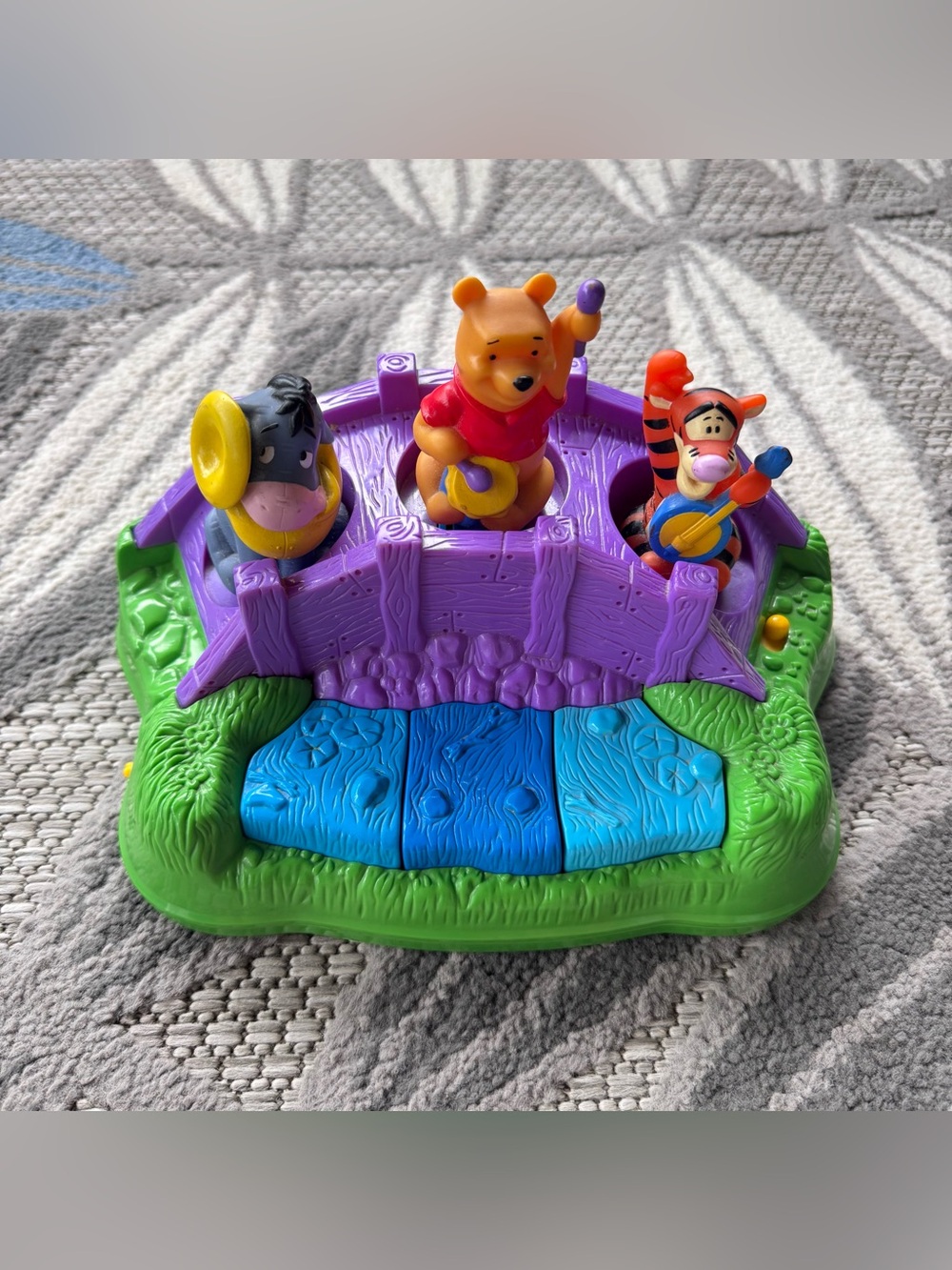 Disney Winnie The Pooh Musical Band Keyboard Musical Piano Toy Eeyore Tigger